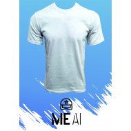 Tricou Glat Alb