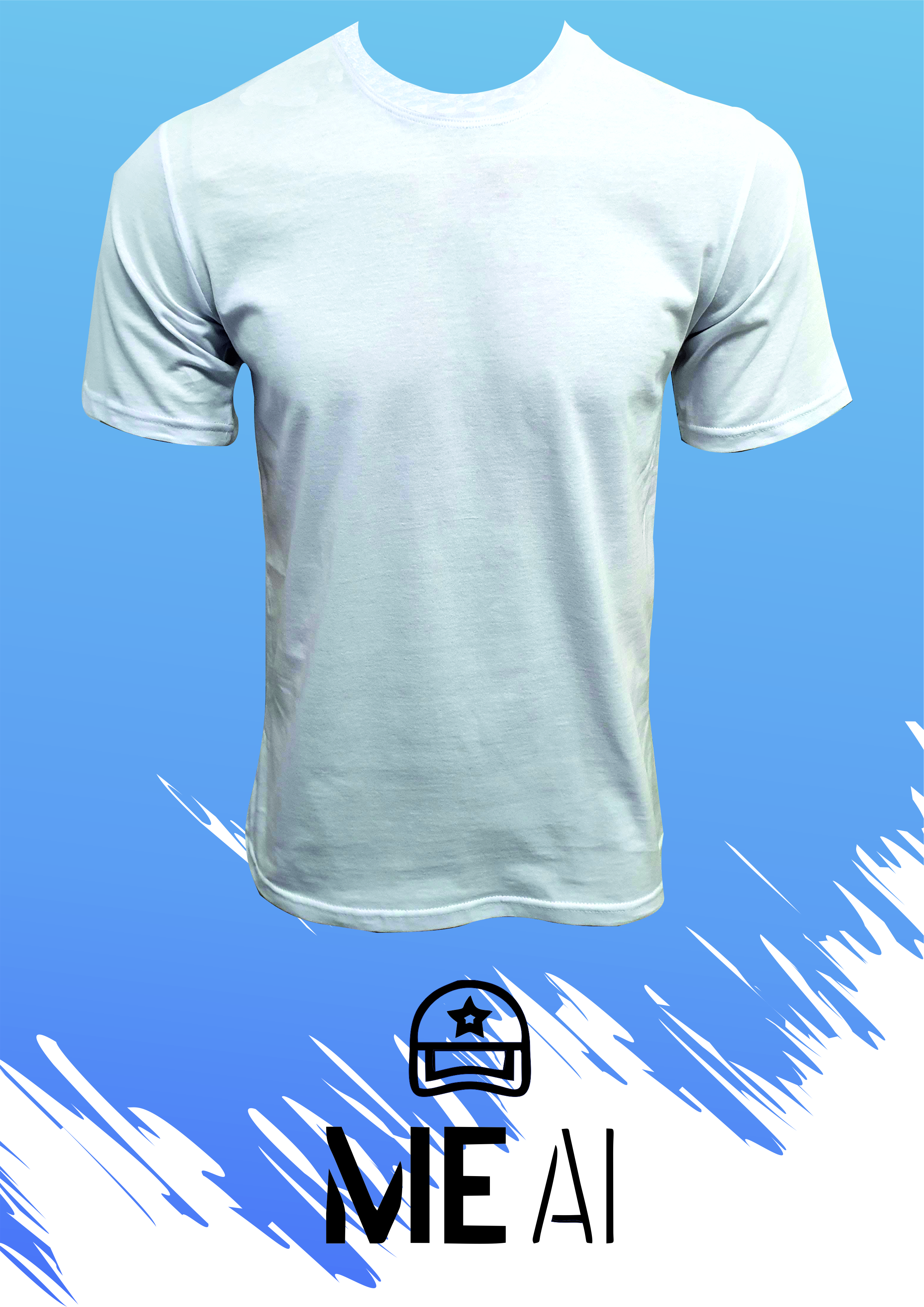 Tricou Glat Alb