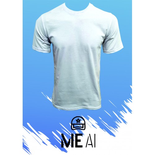 Tricou Glat Alb