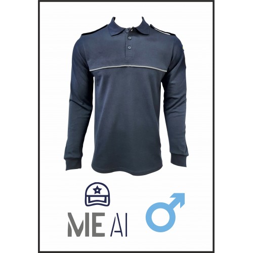 Bluză Polo Bleumarin - Combat Frontieră Bărbat