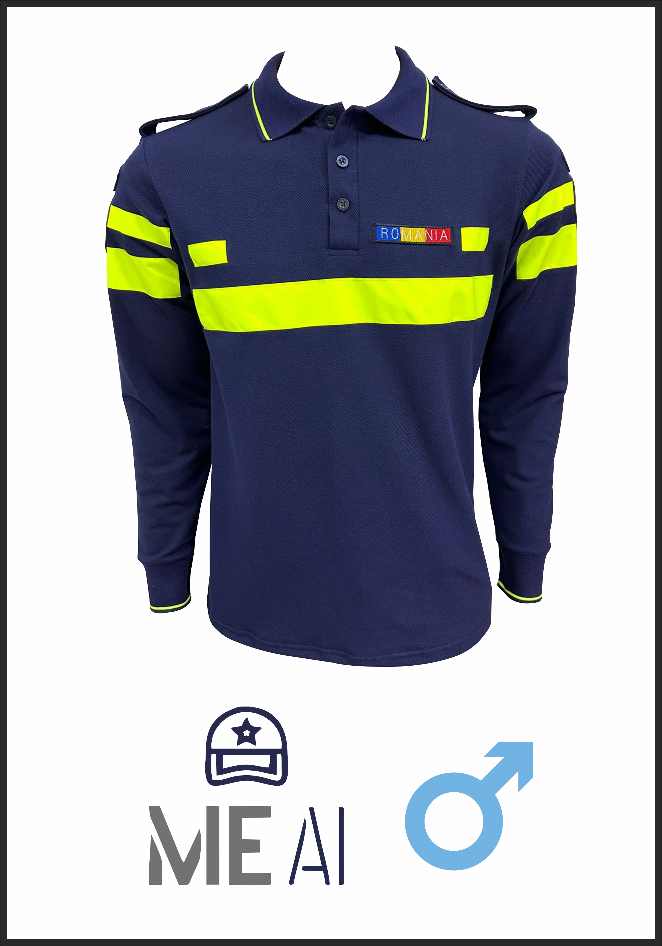 Bluză Polo Reflectorizant - Combat Bărbat