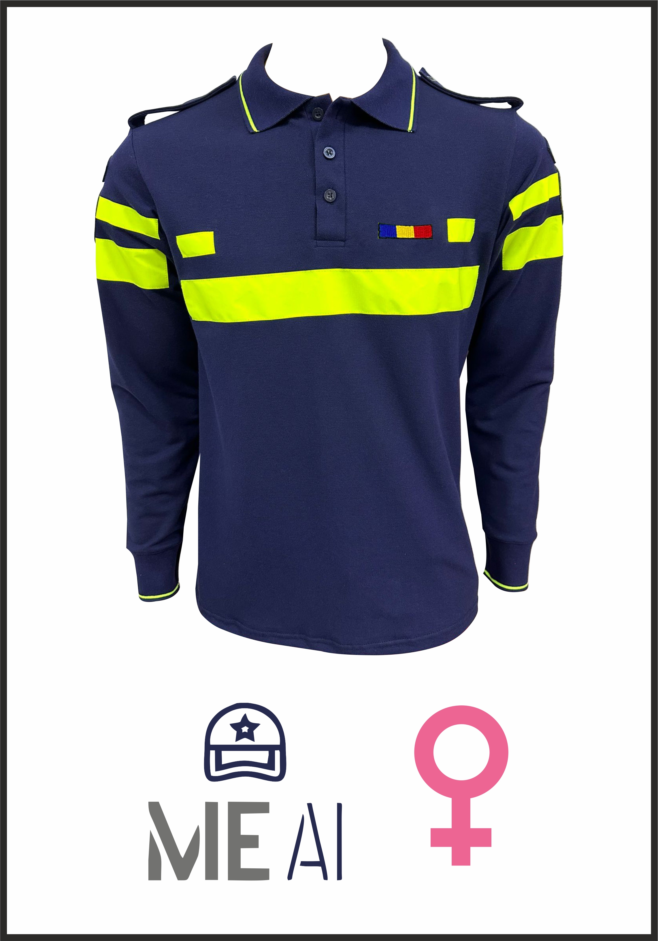 Bluză Polo Reflectorizant - Combat Damă