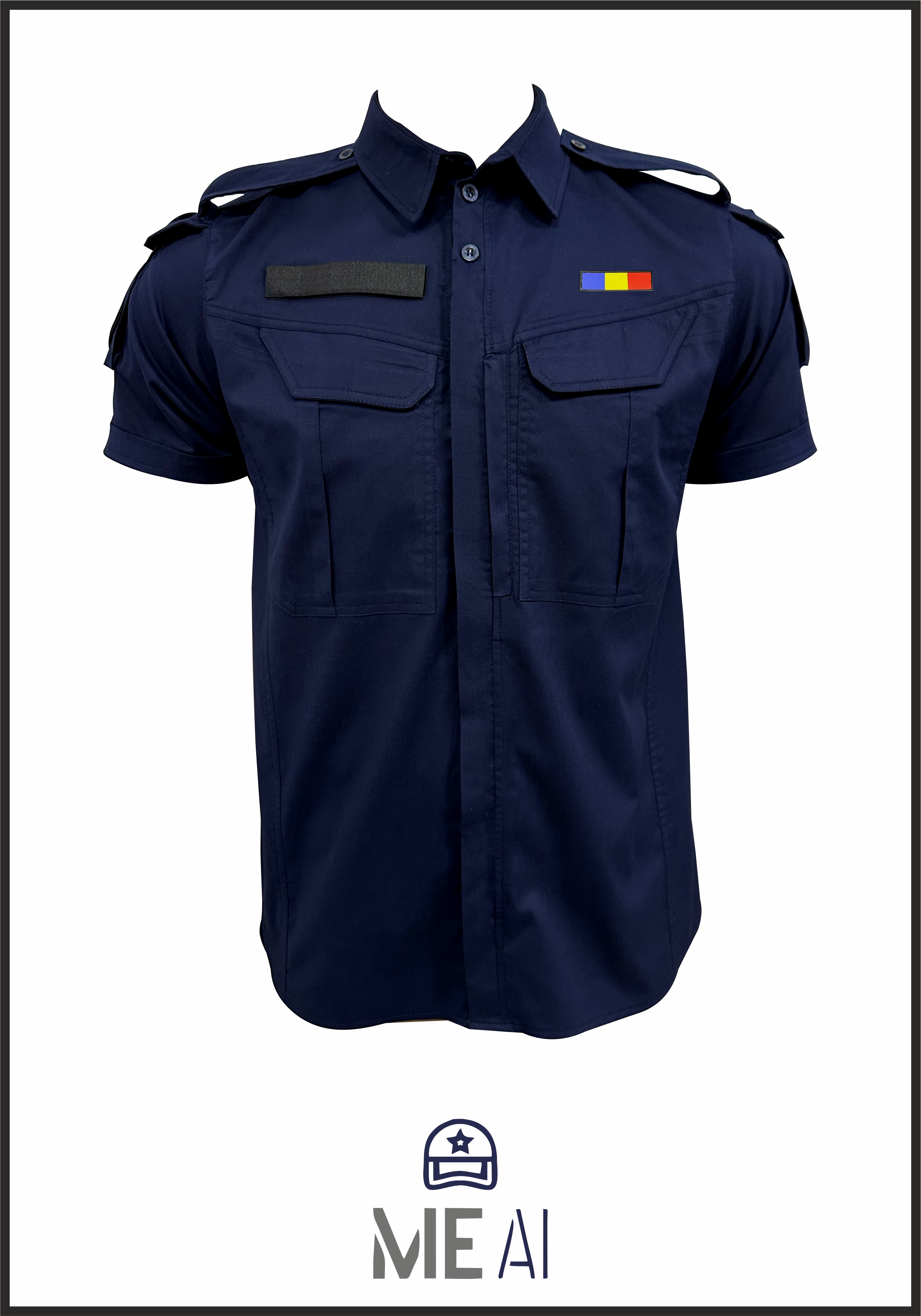 Cămașă tactică bleumarin Elite mânecă scurtă