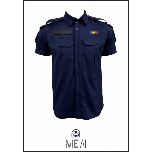 Cămașă tactică bleumarin Elite mânecă scurtă