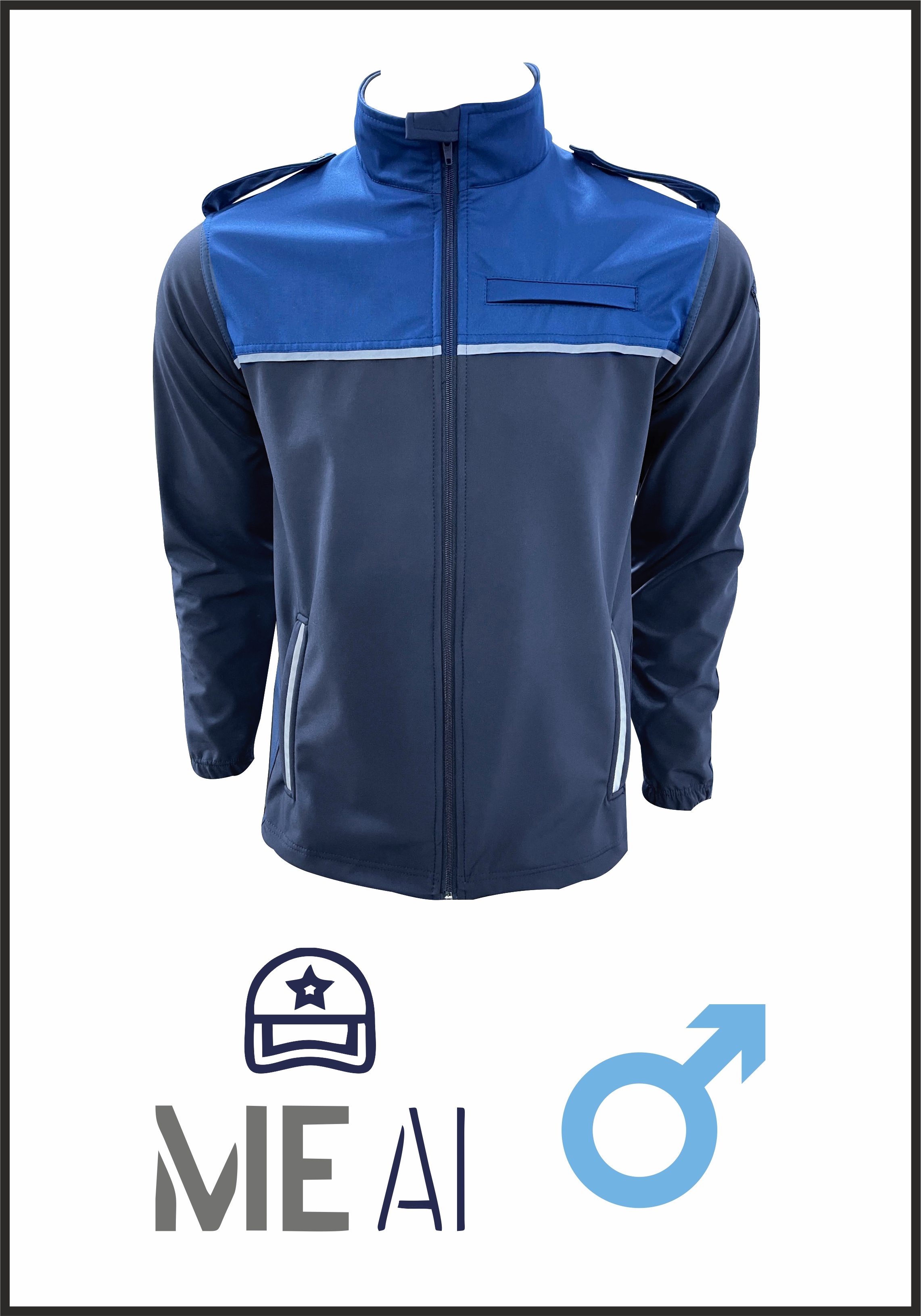 Jachetă Softshell - Combat Navy/Albastra