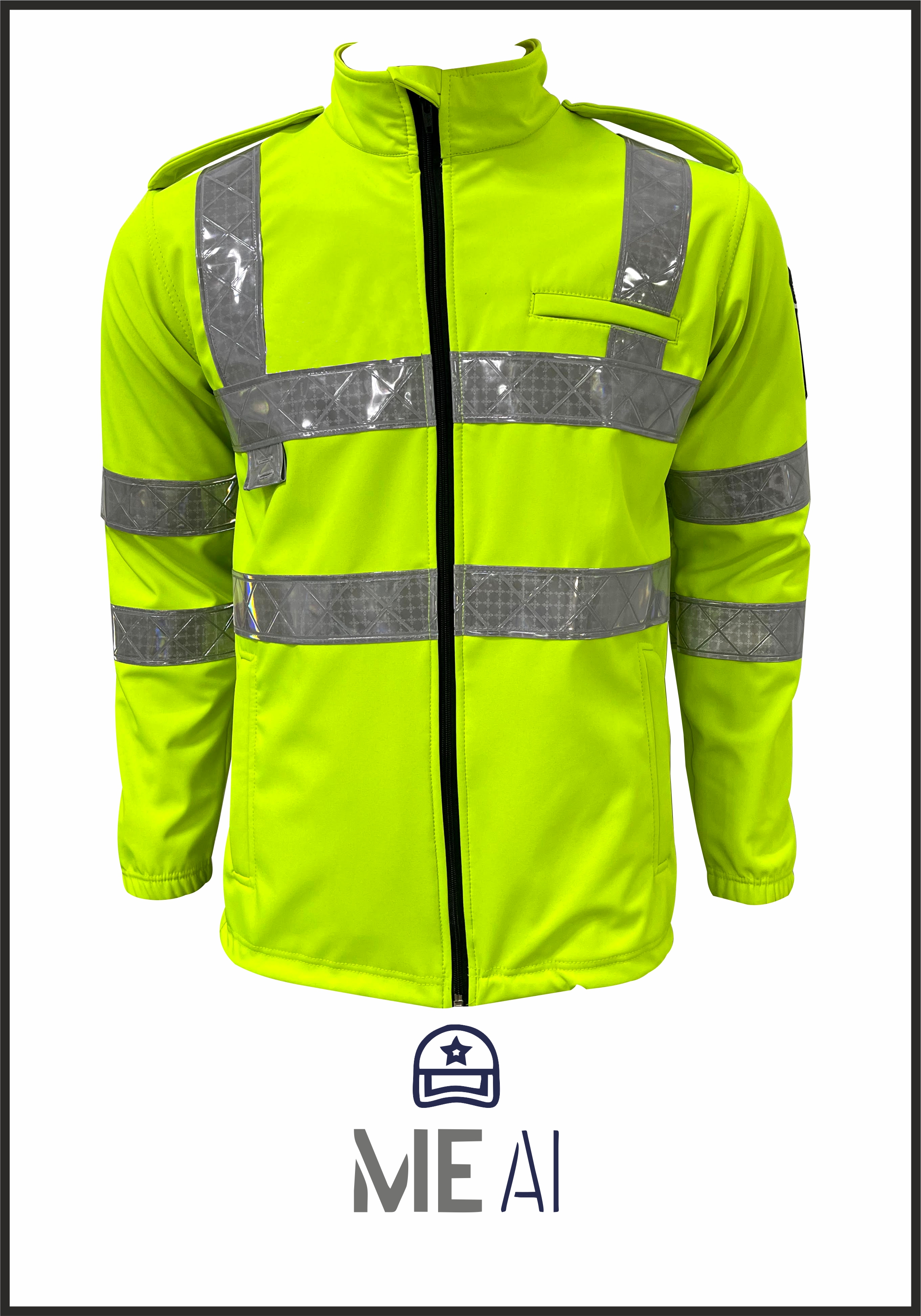 Jachetă Softshell - Reflectorizanta Combat