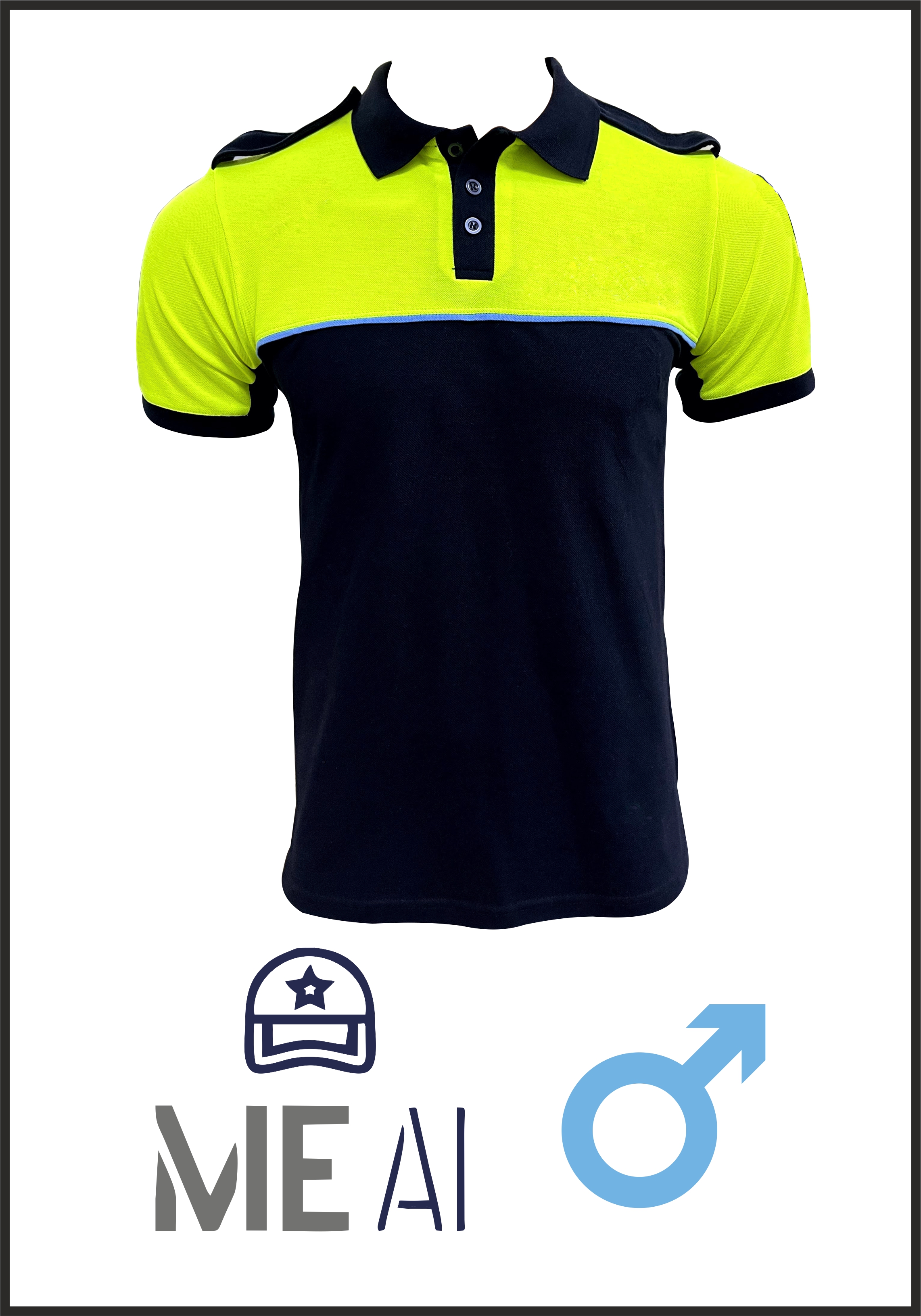 Tricou Polo Verde - Combat Bărbat