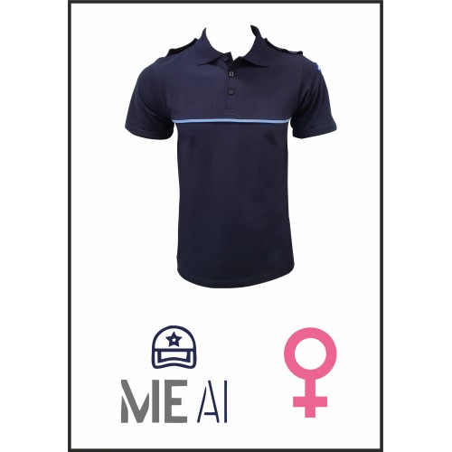 Tricou Polo Bleumarin - Combat Dama