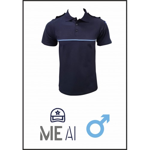 Tricou Polo Bleumarin - Combat Barbat