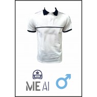 Tricou Polo Alb - Combat Bărbat
