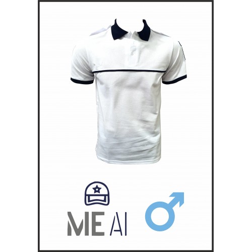 Tricou Polo Alb - Combat Bărbat