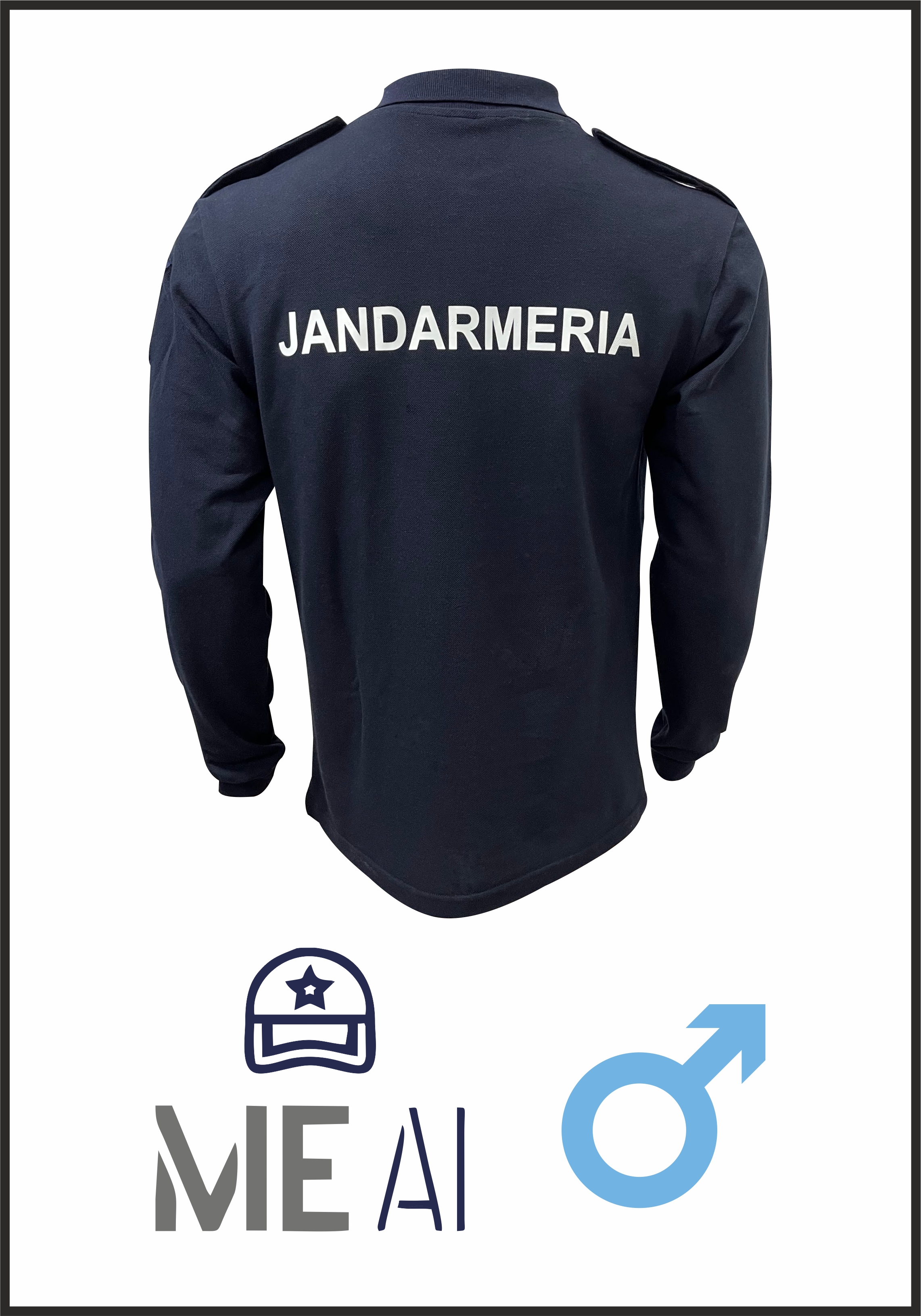 Bluză Polo Bleumarin - Jandarmeria Română Bărbat
