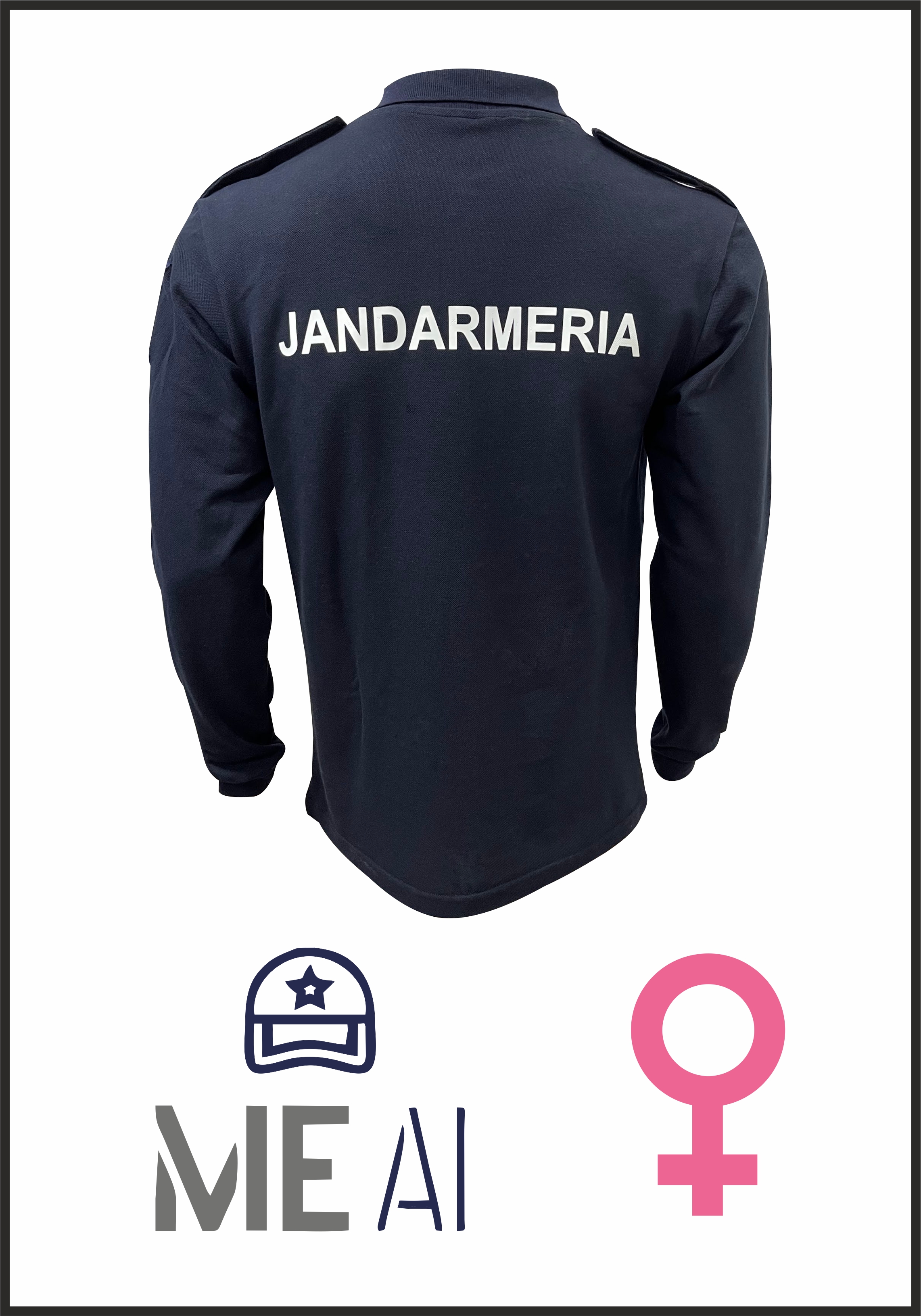 Bluză Polo Bleumarin - Jandarmeria Română Damă