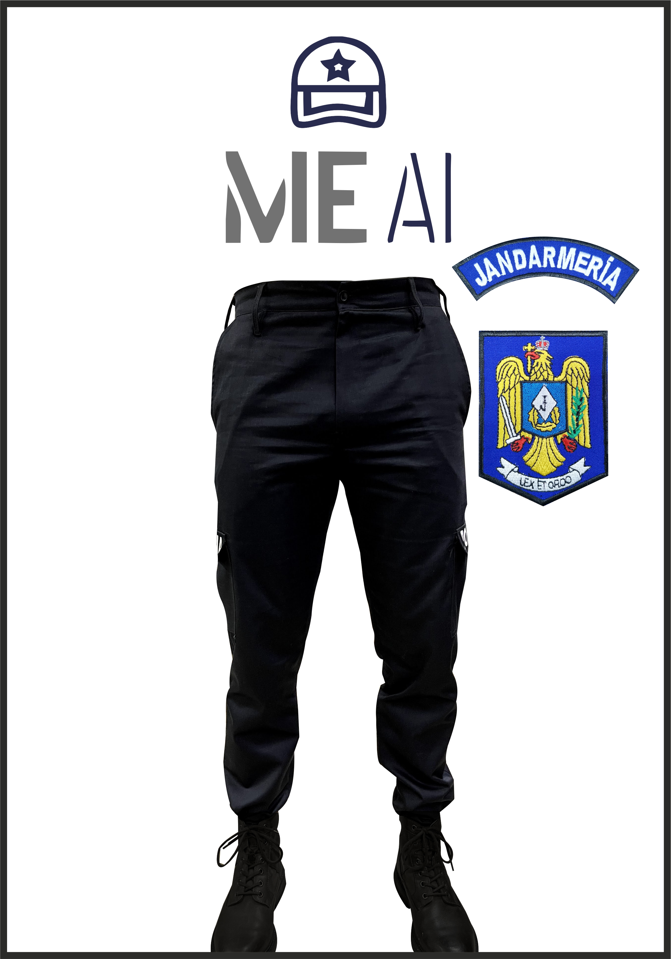 Pantaloni Tactici - Neinscripționați / ANP / Jandarmerie