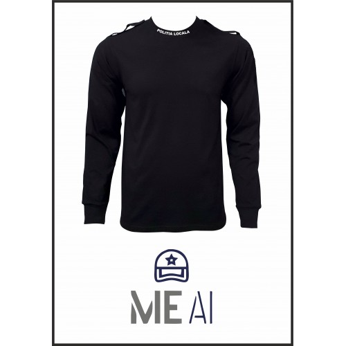 Bluză Glat Negru - Poliția Locală 