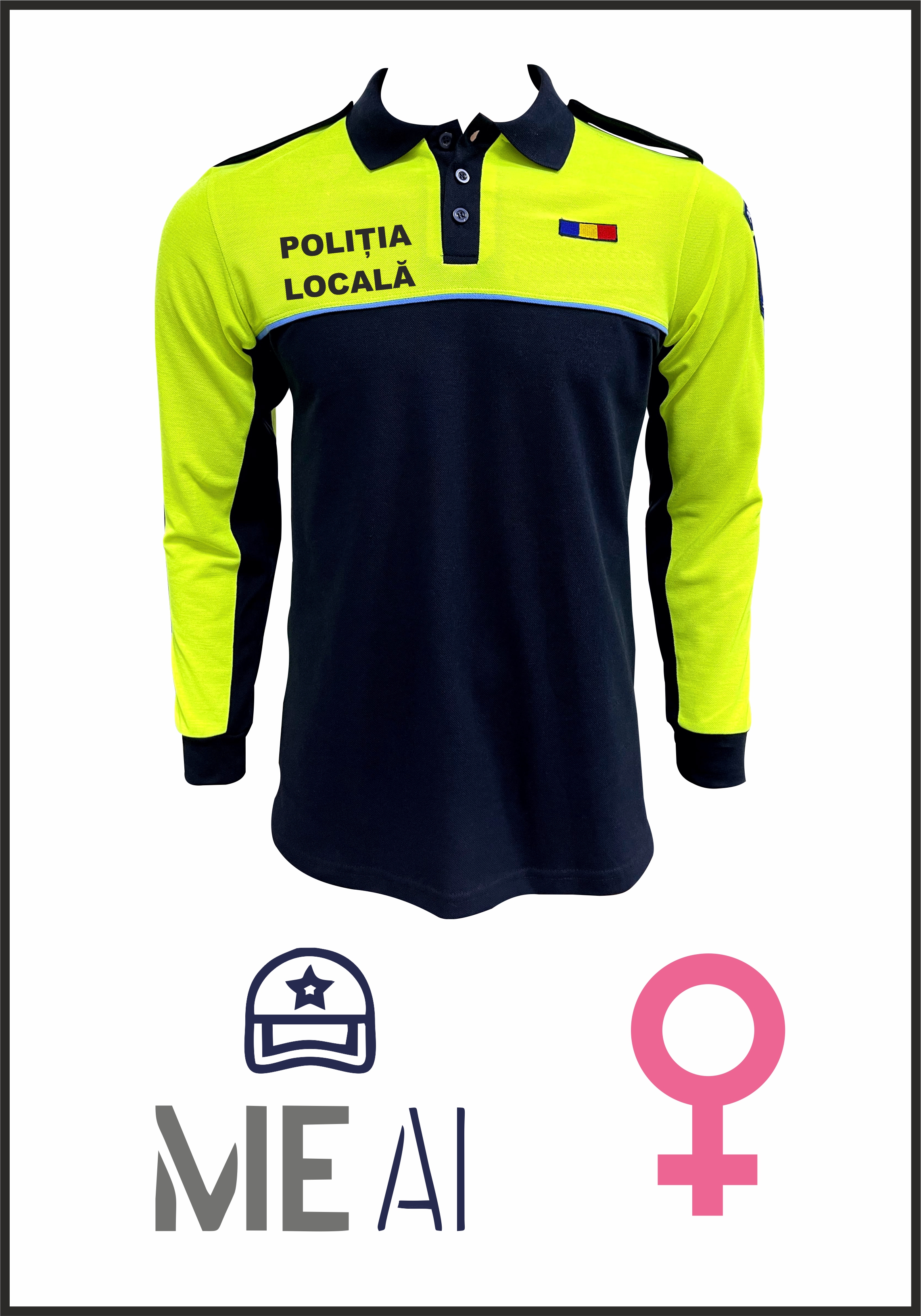 Bluză Polo Model Nou - Poliția Locală Damă