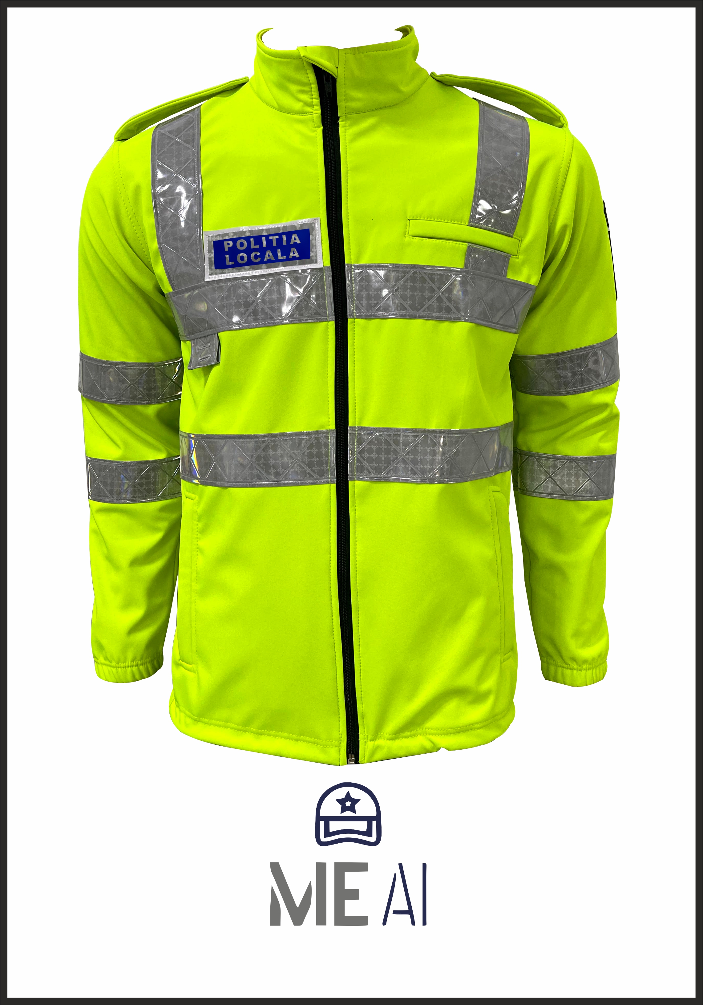 Jachetă Softshell - Reflectorizanta Poliția Locală