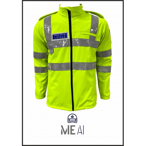 Jachetă Softshell - Reflectorizanta Poliția Locală