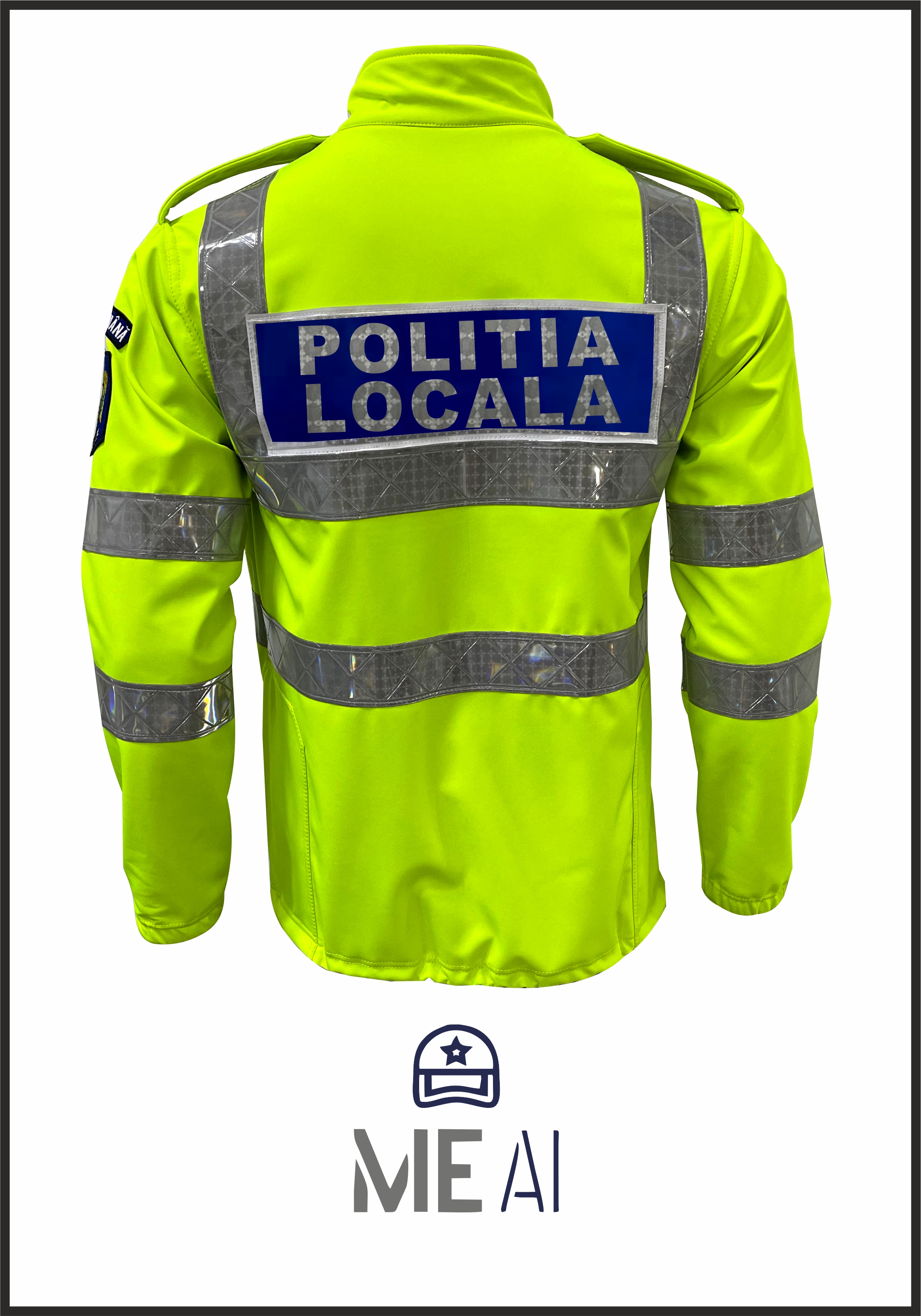 Jachetă Softshell - Reflectorizanta Poliția Locală