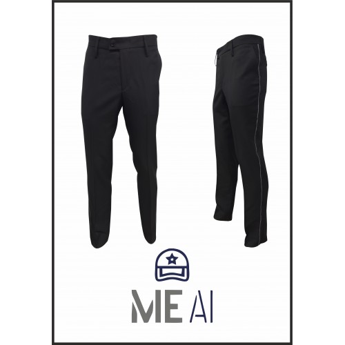 Pantalon Stofa Negri cu Vipusca