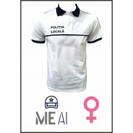 Tricou Polo Alb - Poliția Locală Damă