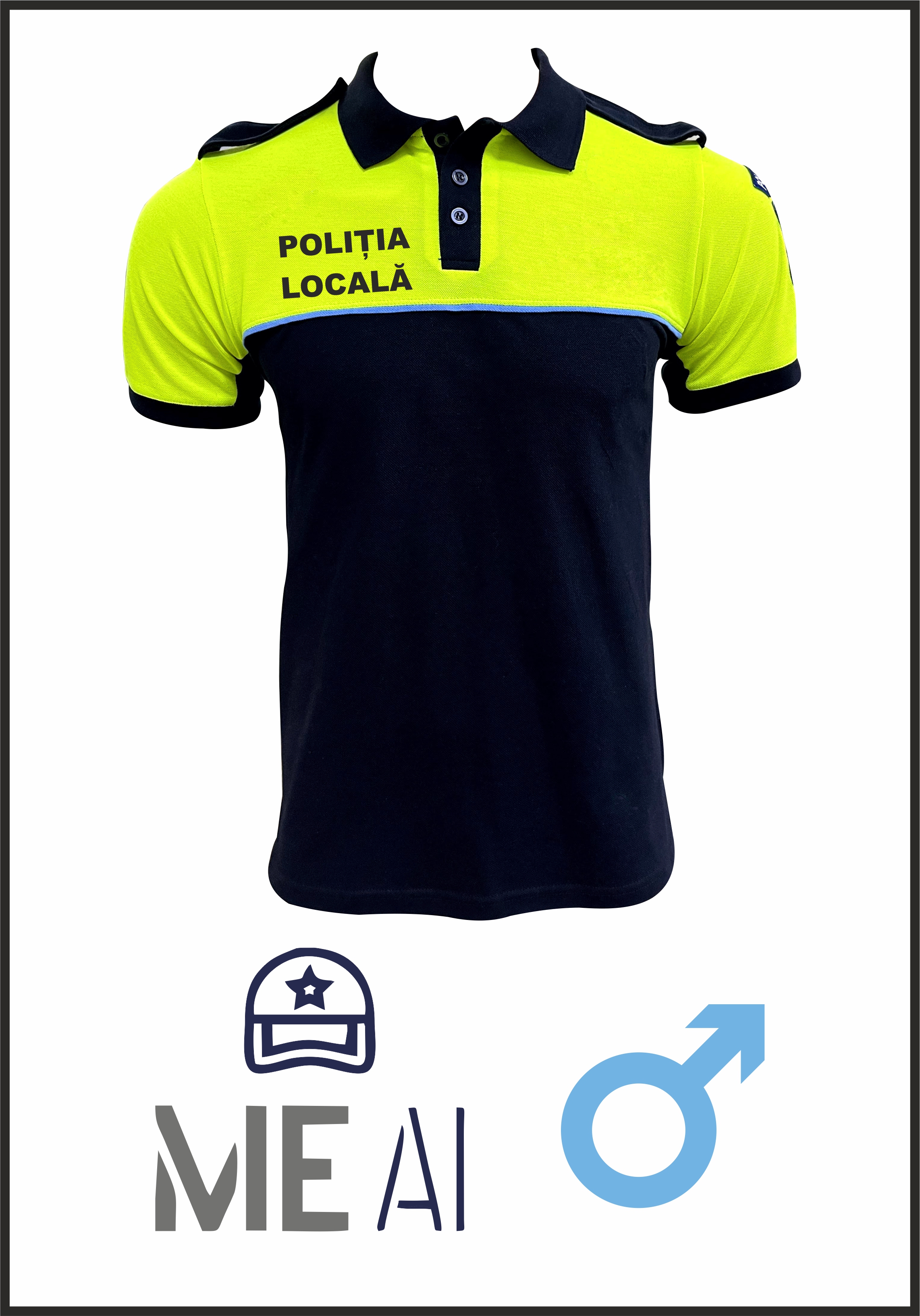 Tricou Polo Model Nou - Politia Locala Barbati
