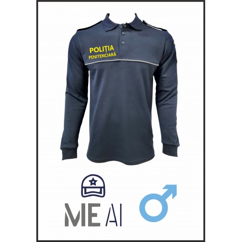 Bluză Polo Bleumarin - Poliția Penitenciară Bărbat
