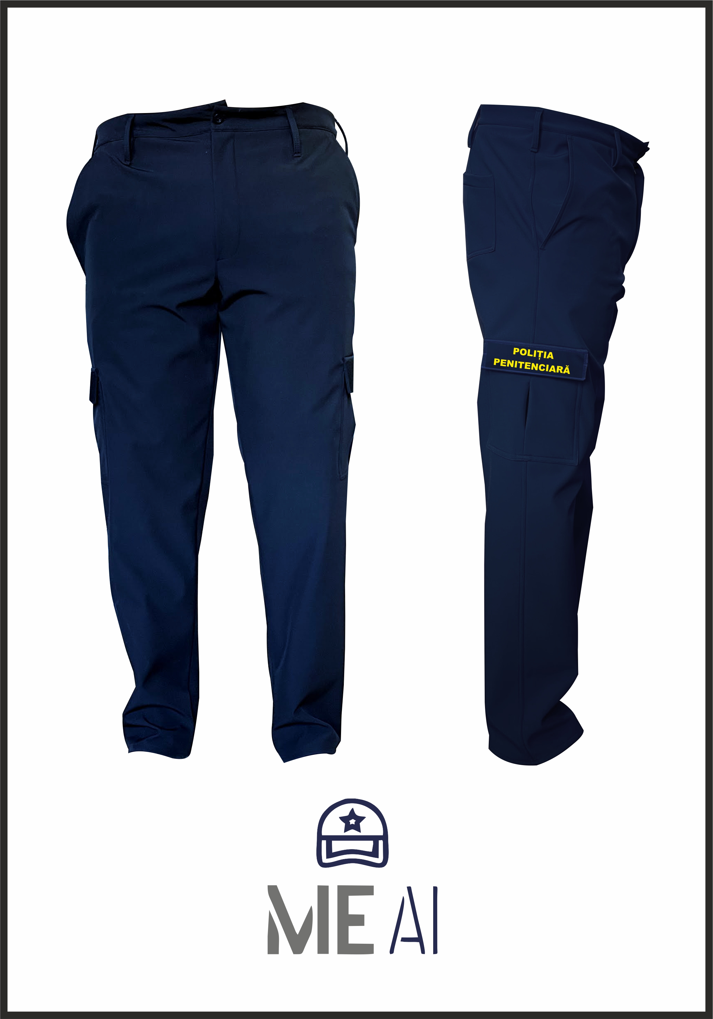 Pantaloni Softshell - Neinscriptionați / Jandarmerie / ANP