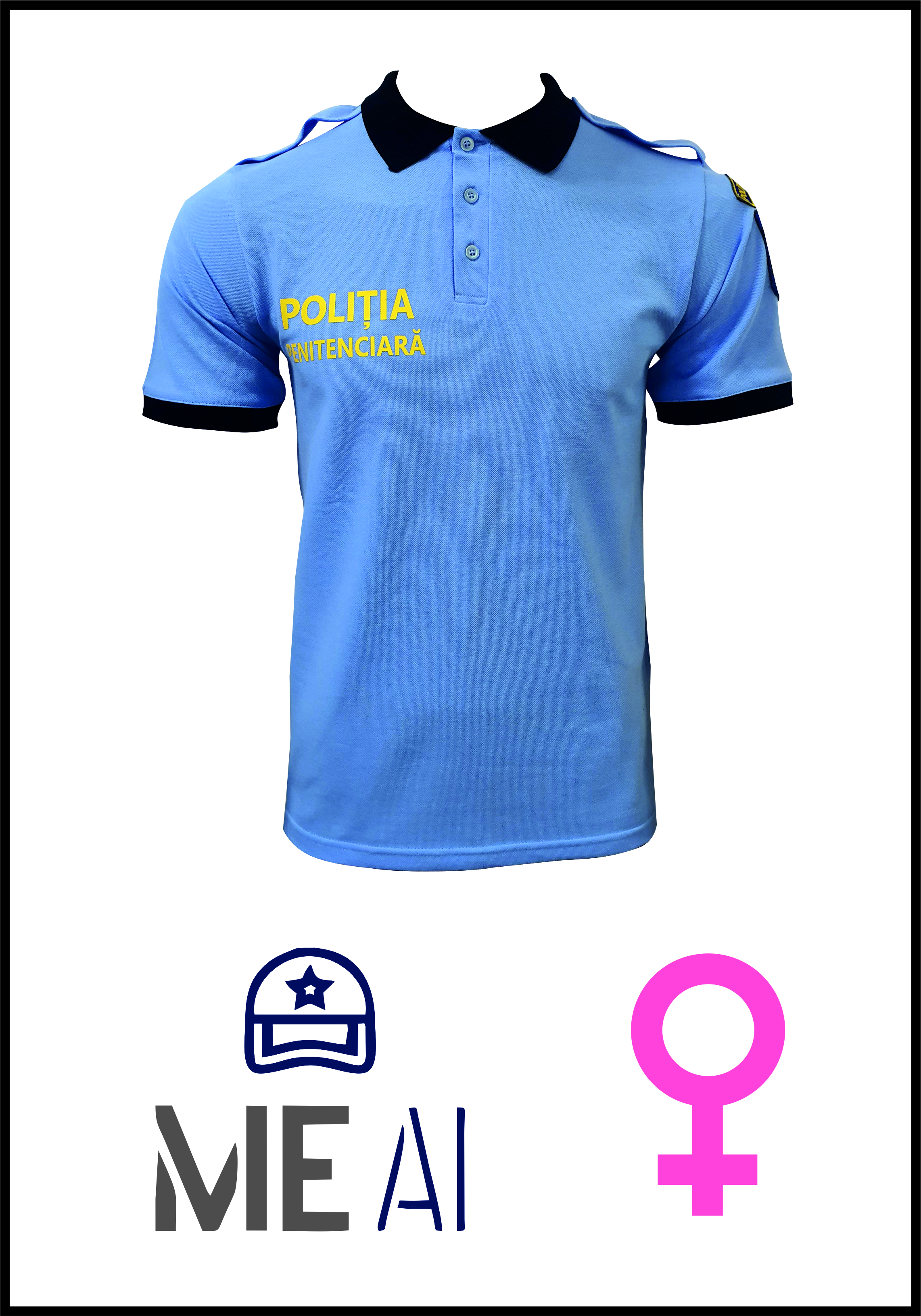 Tricou Polo Combi - Poliția Penitenciară Damă