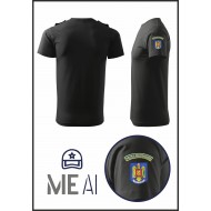 Tricou Glat Negru - ANP Bărbat