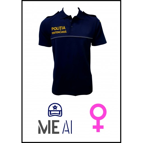 Tricou Polo Bleumarin - Poliția Penitenciară Damă