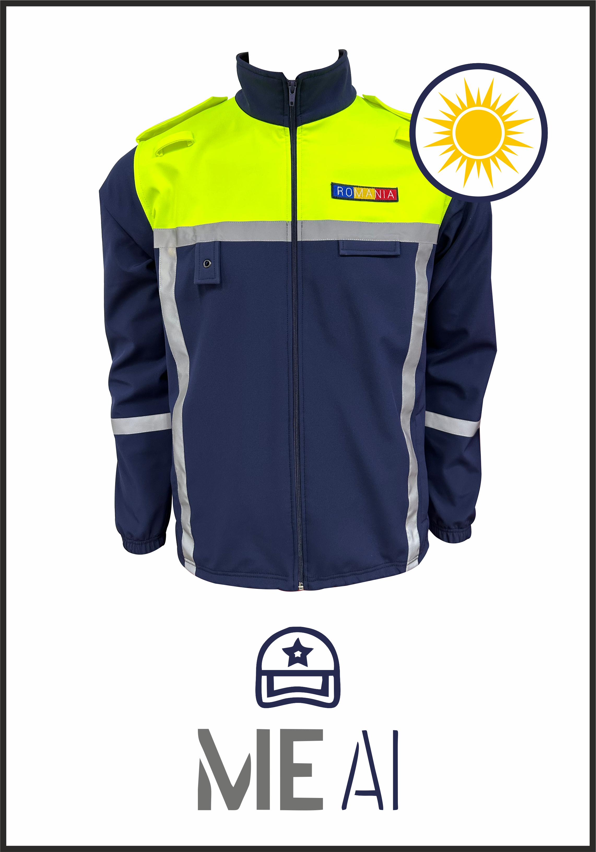 Jachetă Vară Silverline - Combat Navy/Verde