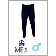 Pantalon Stofa Barbati Bleumarin Inchis