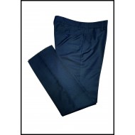 Pantalon Stofa Barbati Bleumarin Inchis