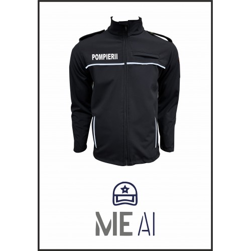 Jachetă Softshell Neagră - IGSU