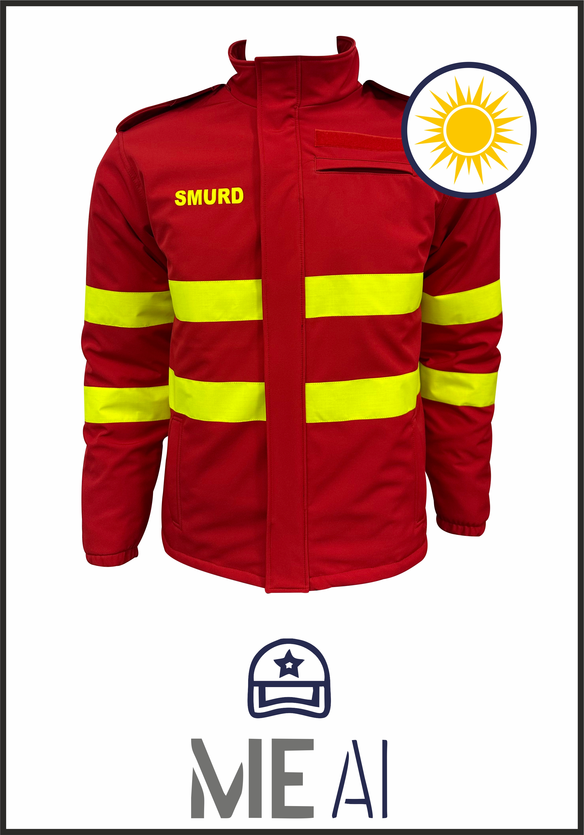 Jachetă Vara Ignifuga Hi-Vision - Smurd