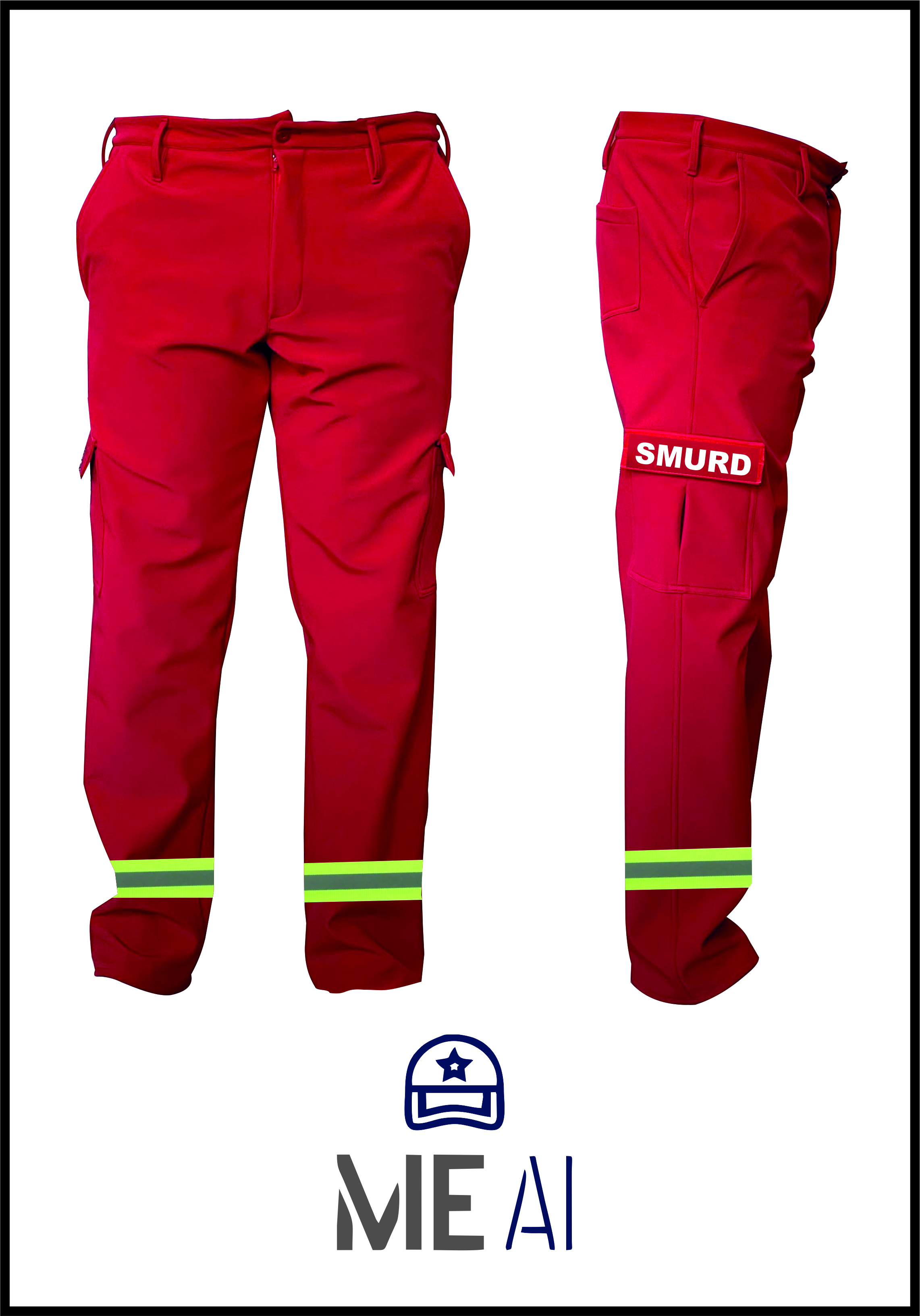Pantaloni Softshell Iarna - Smurd
