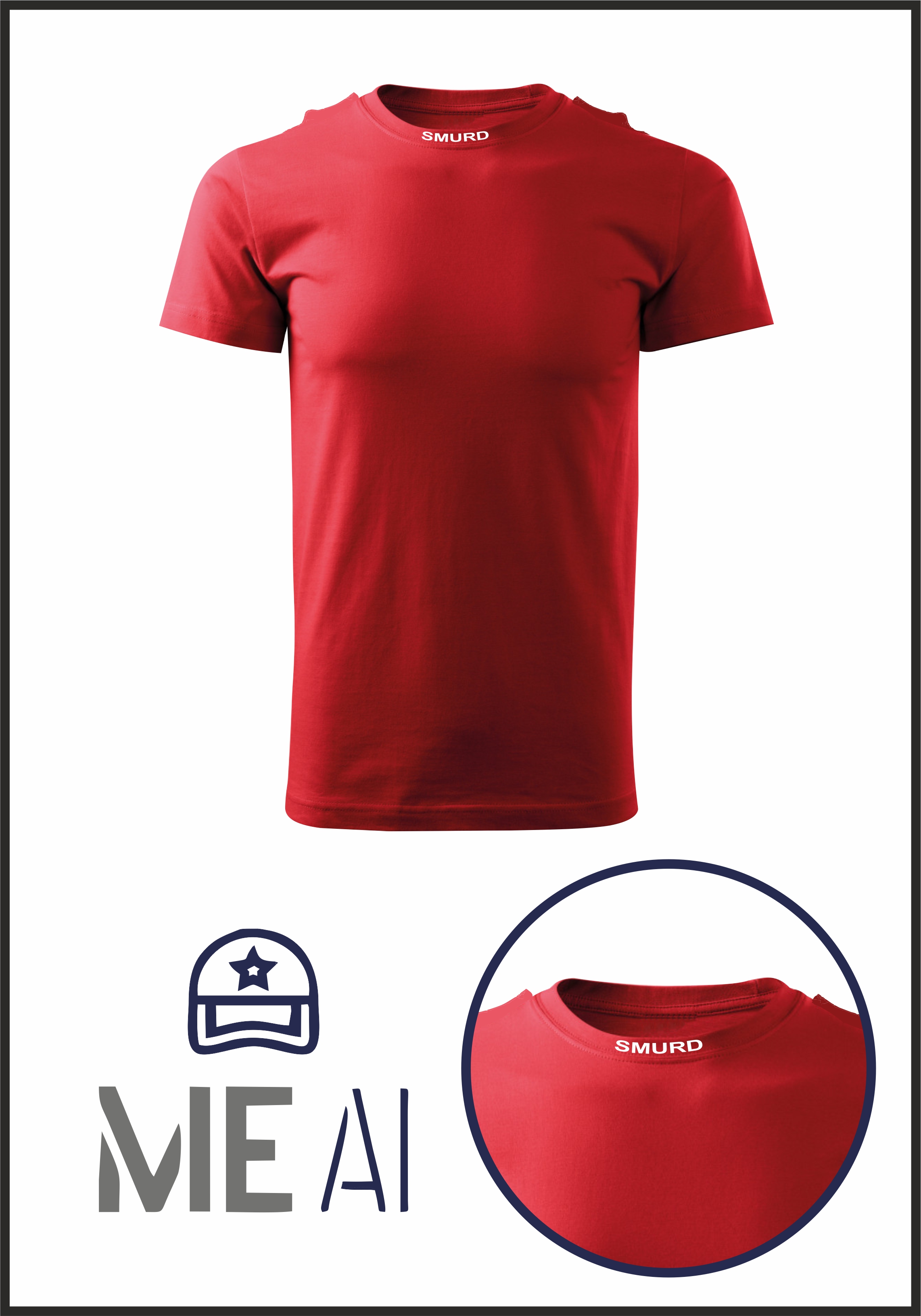 Tricou Glat - Smurd