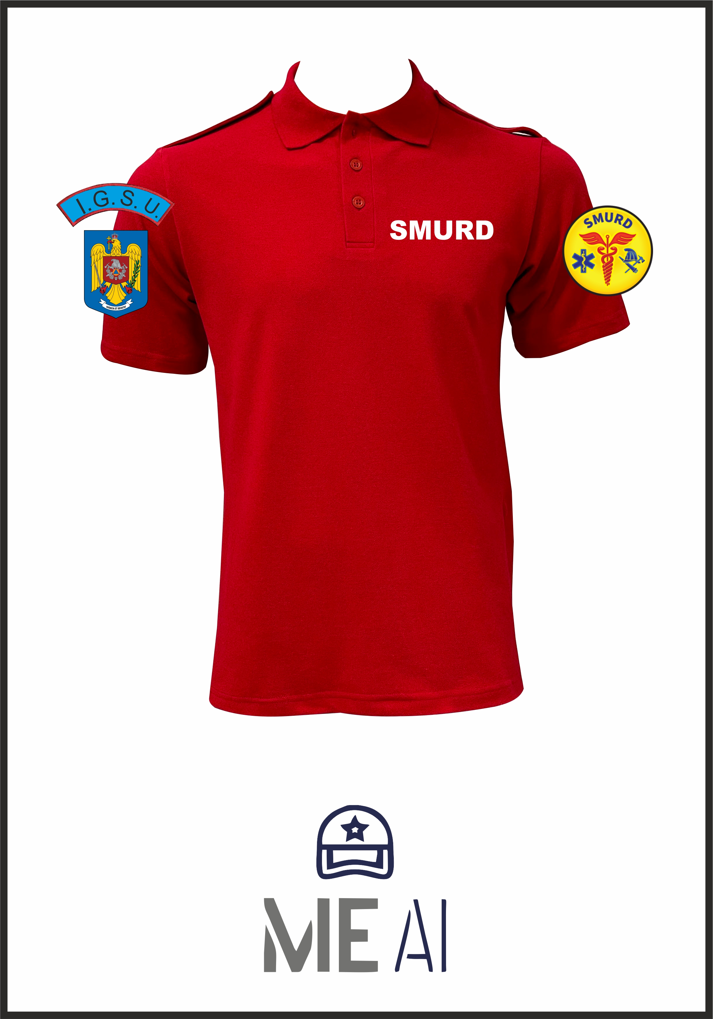 Tricou Polo - Smurd Bărbat