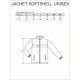 Jachetă Softshell - Reflectorizanta Combat