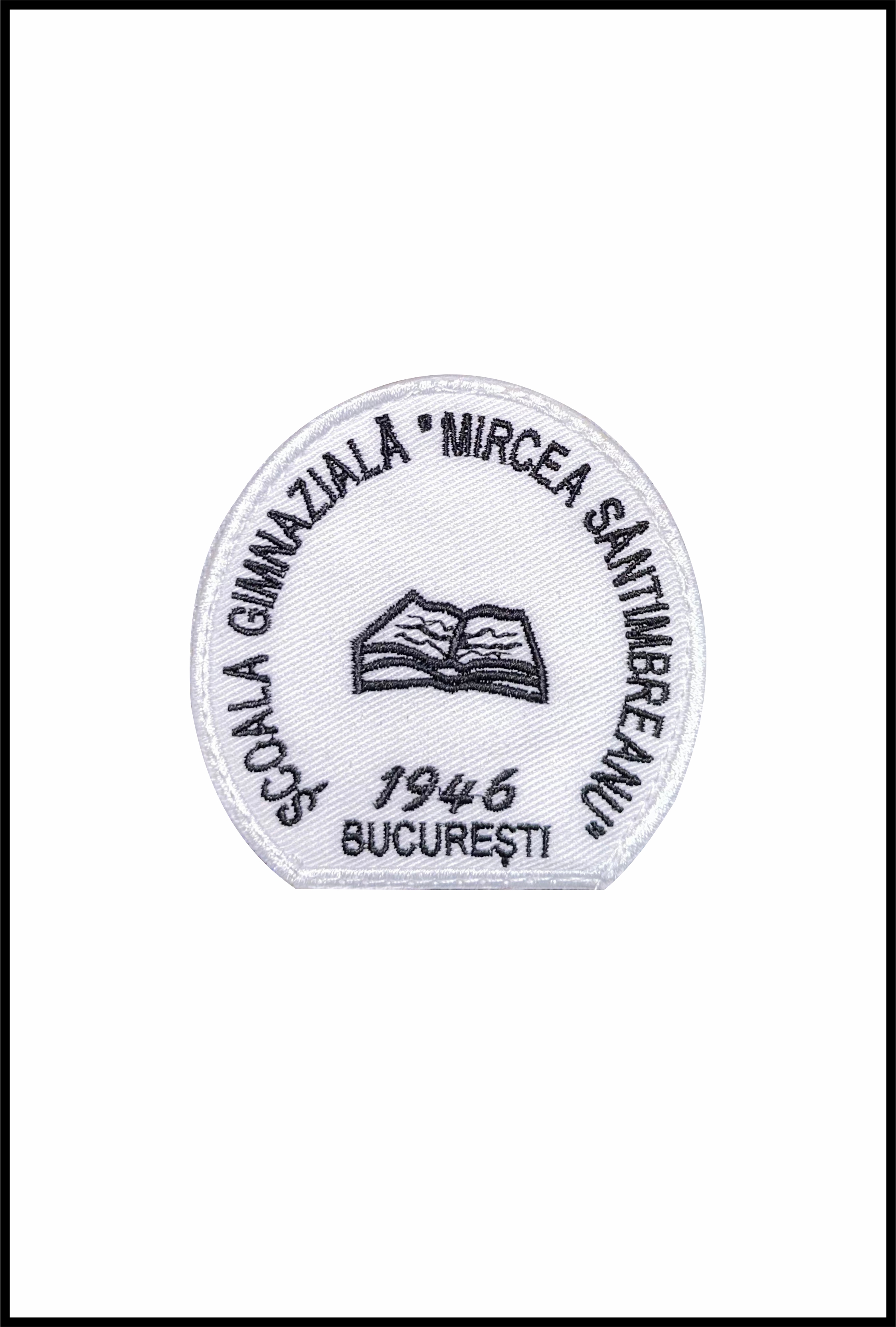 Emblemă Mircea Sântimbreanu Albă