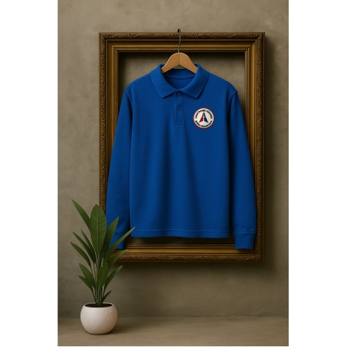 Bluză Pique Albastră unisex - LTA Ștefan Demetrescu