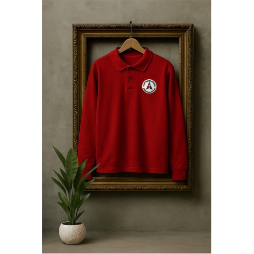 Bluză Pique Roșu Unisex - LTA Ștefan Demetrescu