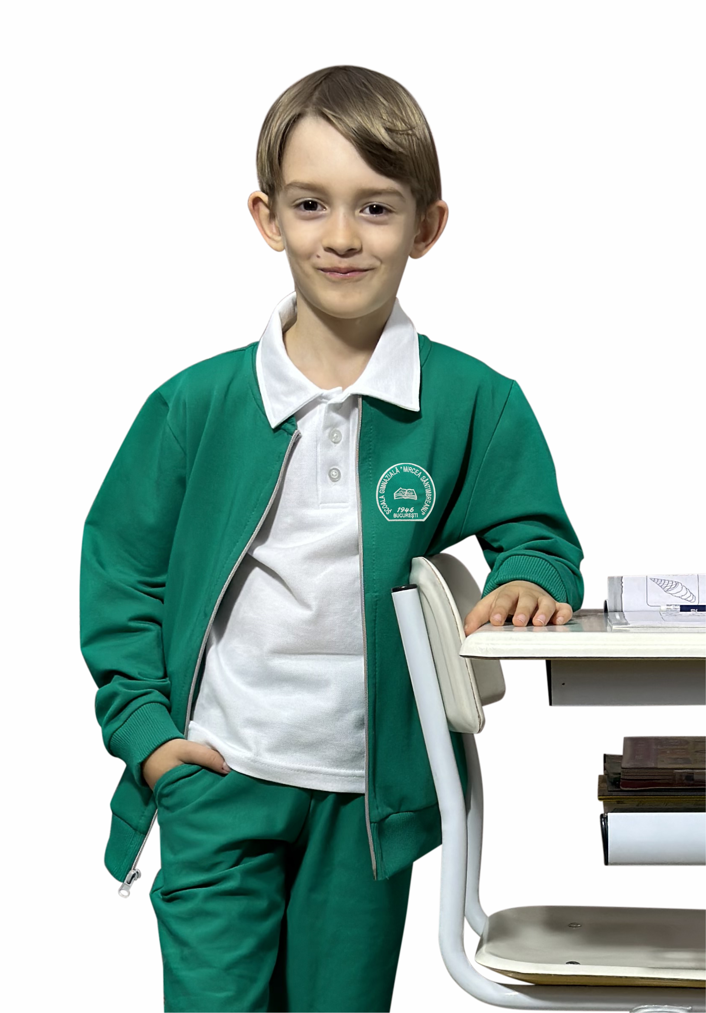 Hanorac Unisex Verde - M. Sîntimbreanu