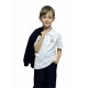 Tricou Polo Alb Unisex - M. Sîntimbreanu
