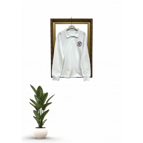Bluză Polo Alb Unisex - Mihai Viteazul Nr. 2