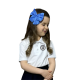 Tricou Polo Alb Unisex - Școala Mihai Eminescu