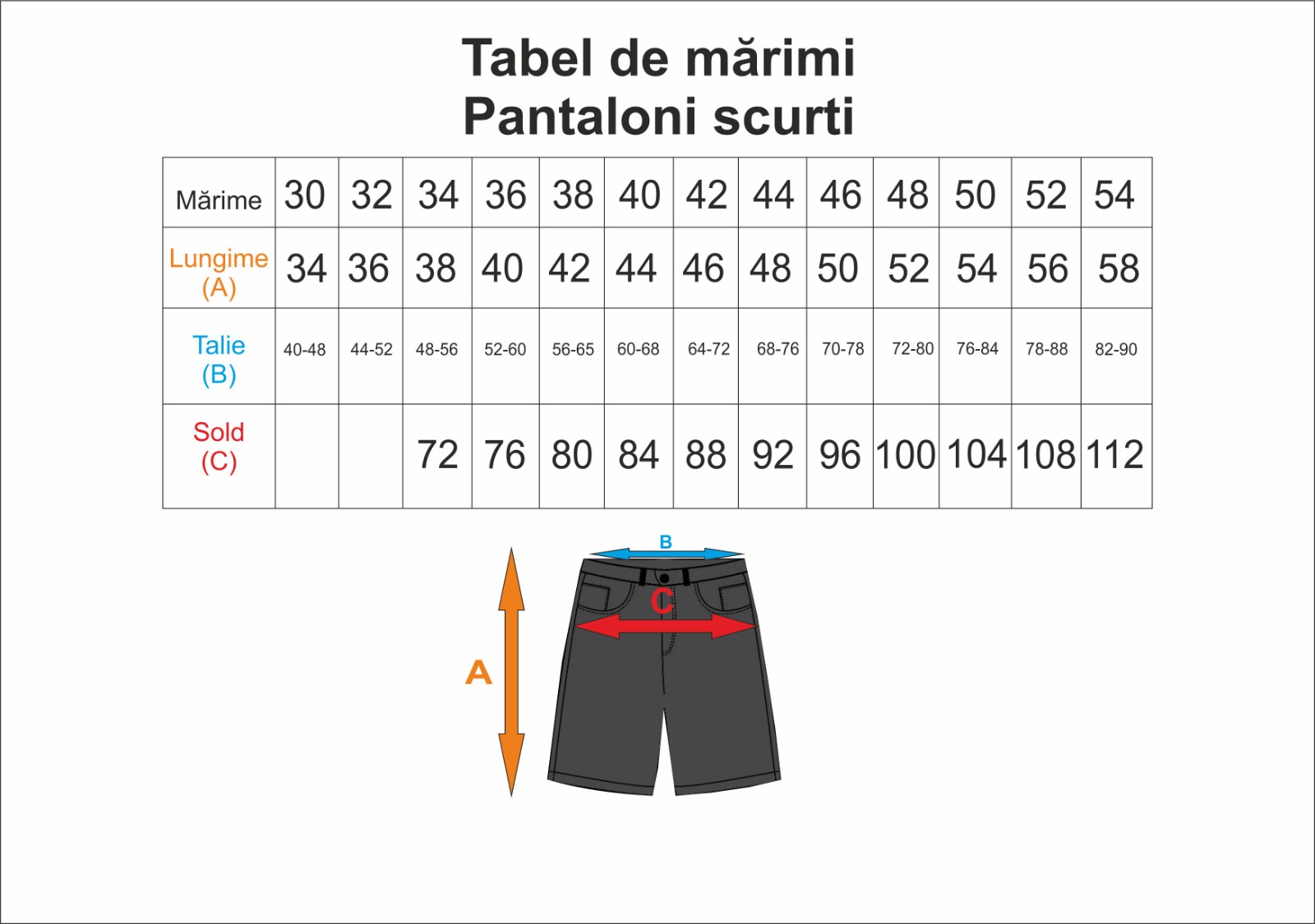 Pantaloni scurți băieți - Ștefan cel Mare